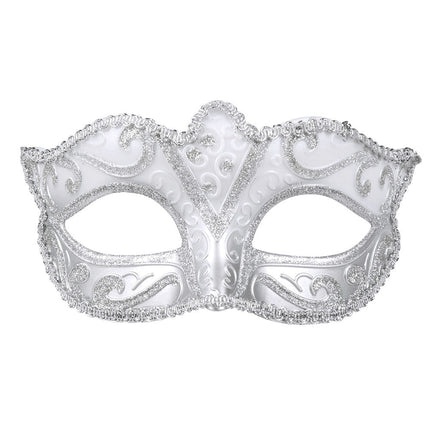 Oogmasker Venice Felina Zilver van Boland koop je bij Partywinkel