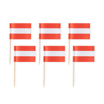 Oostenrijk Cocktailprikkers Australië 6cm 50st van WeFiesta koop je bij Partywinkel