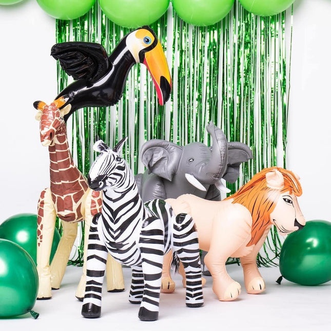 Opblaas Zebra 60cm van Folat koop je bij Partywinkel