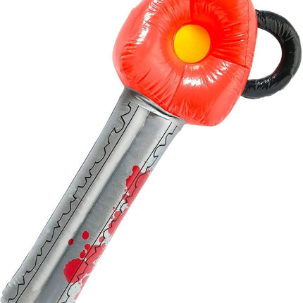 Opblaasbare Kettingzaag 70cm van Smiffys koop je bij Partywinkel