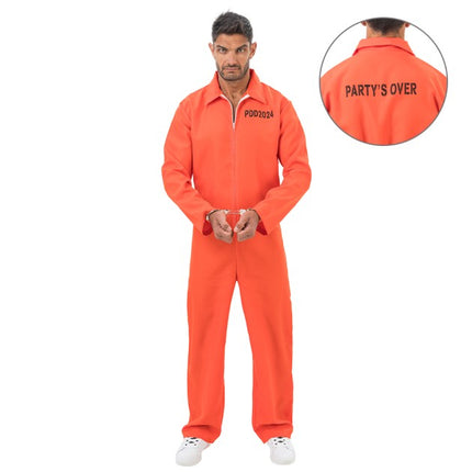 Fångdräkt för herrar, orange