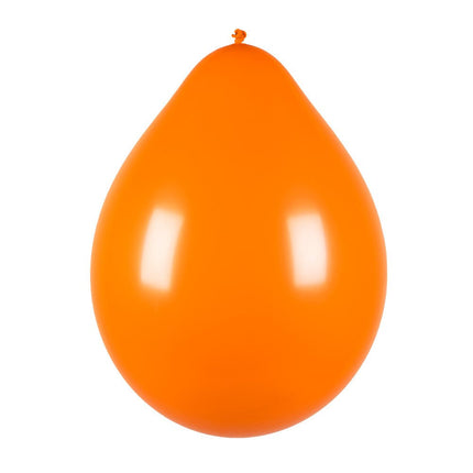 Oranje Ballonnen Latex 30cm 10st van Boland koop je bij Partywinkel