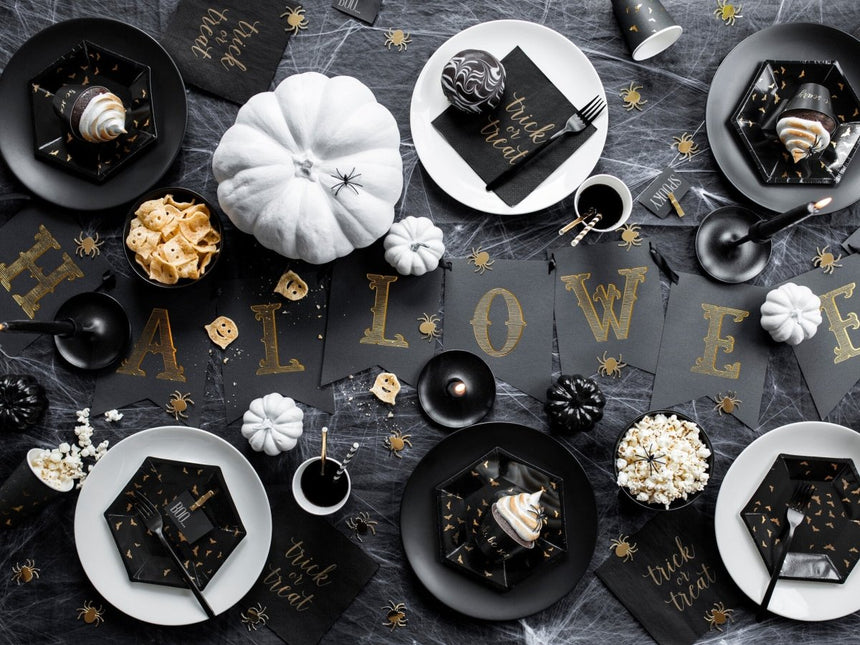 Oranje Halloween Letterslinger 1,75m van Partydeco koop je bij Partywinkel