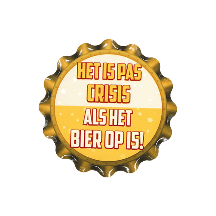 Oranje Onderzetters Crisis 11cm van Paper Dreams koop je bij Partywinkel