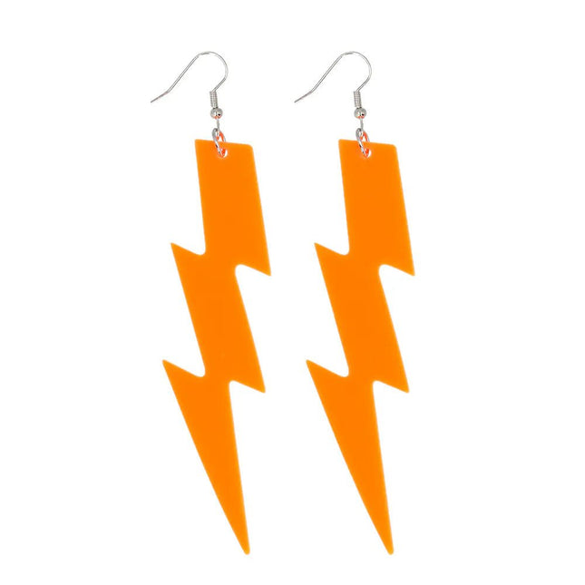 Oranje Oorbellen Bliksem Uv van Partywinkel koop je bij Partywinkel