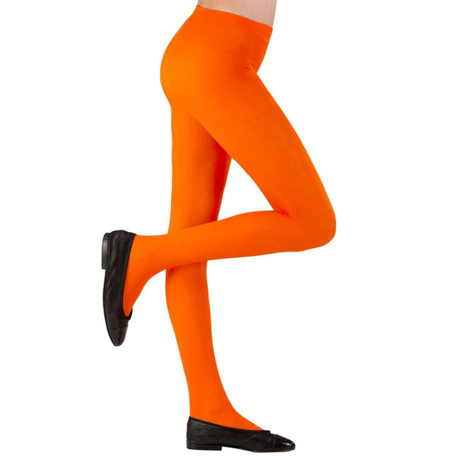 Oranje Panty Kind van Widmann koop je bij Partywinkel