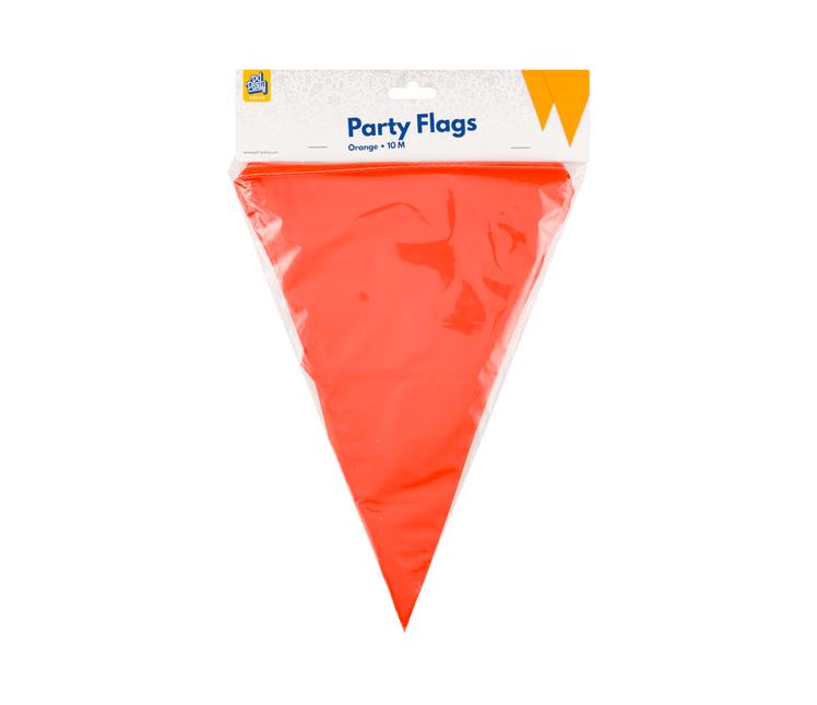 Oranje Slinger Plastic 10m van Paper Dreams koop je bij Partywinkel