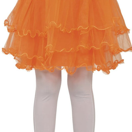 Oranje Tutu Meisje Ruches 30cm van Fiestas Guirca koop je bij Partywinkel