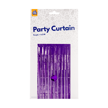 Paars Deurgordijn 2m van Paper Dreams koop je bij Partywinkel