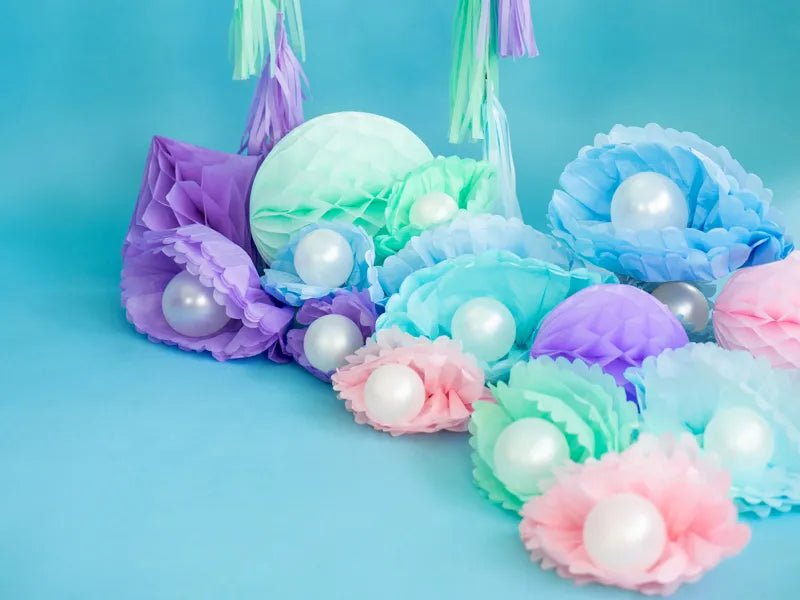Paars Honeycomb 20cm van Partydeco koop je bij Partywinkel