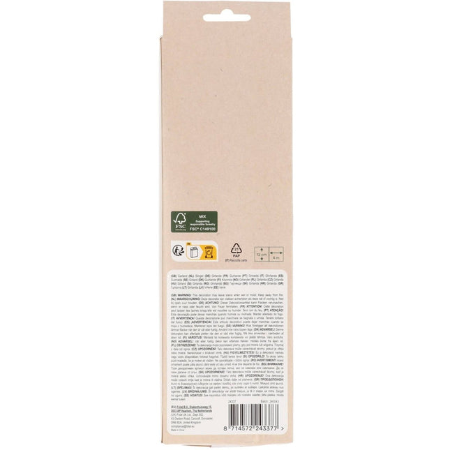 Paars Slinger Waaier 4m van Folat koop je bij Partywinkel