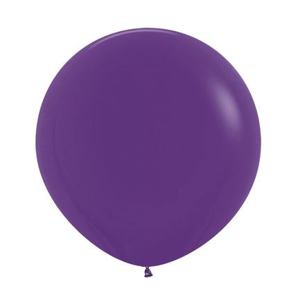 Paarse Ballonnen Latex 61cm 3st van Sempertex koop je bij Partywinkel