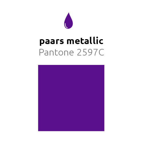 Paarse Ballonnen Metallic 25cm 10st van Balloonia koop je bij Partywinkel