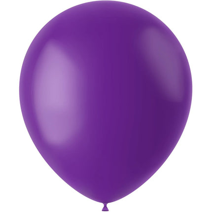 Paarse Ballonnen Orchid Purple 33cm 10st van Folat koop je bij Partywinkel