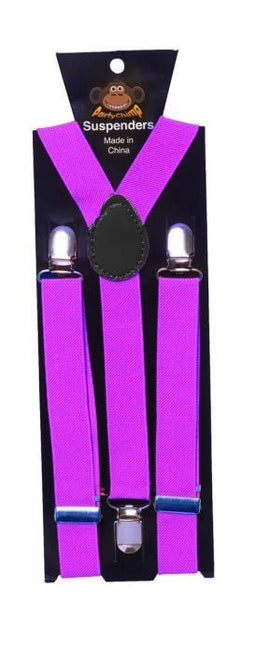 Paarse Bretels van Partychimp koop je bij Partywinkel
