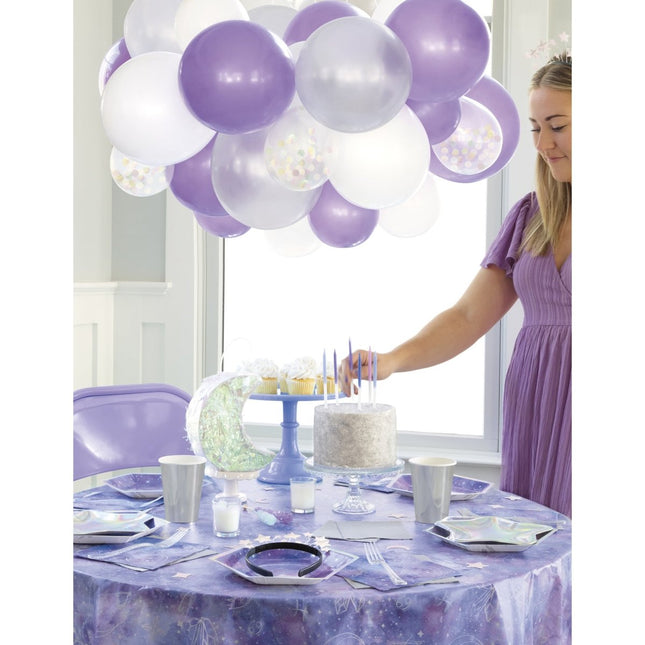 Paarse Happy Birthday Letterslinger van Unique koop je bij Partywinkel