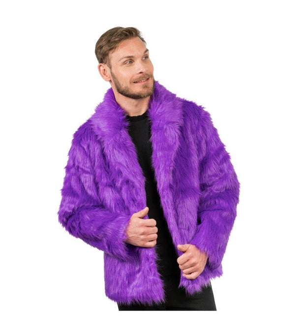 Paarse Nepbontjas van CHAKS koop je bij Partywinkel