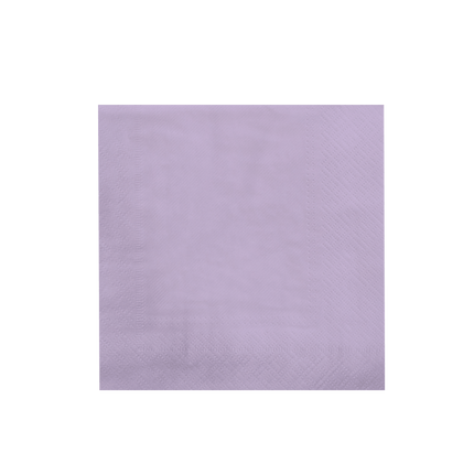 Paarse Servetten Pastel 16,5cm 8st van Paper Dreams koop je bij Partywinkel