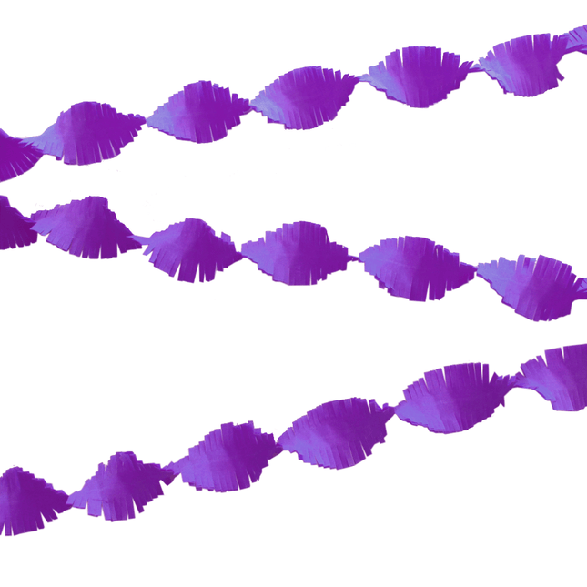 Paarse Slingers Crepe 24m van WeFiesta koop je bij Partywinkel