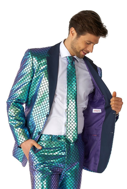 Pak Schubben Holografisch van OppoSuits koop je bij Partywinkel