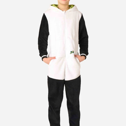 Panda Onesie Zwart Wit Kind van OppoSuits koop je bij Partywinkel