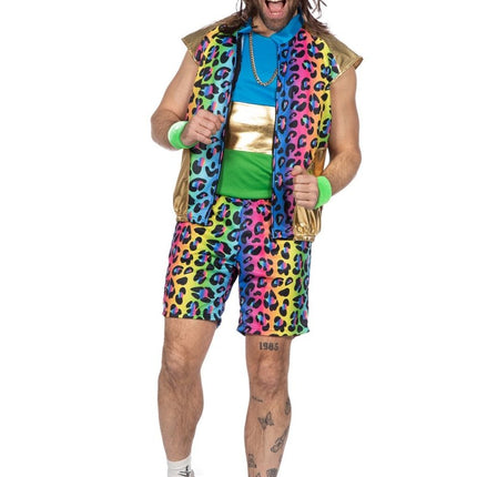 Panter Trainingspak Fout Gekleurd Heren Kort van Wilbers & Wilbers koop je bij Partywinkel