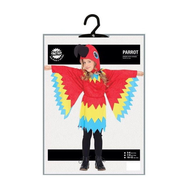 Papagaai Jurk Kiind van Fiestas Guirca koop je bij Partywinkel