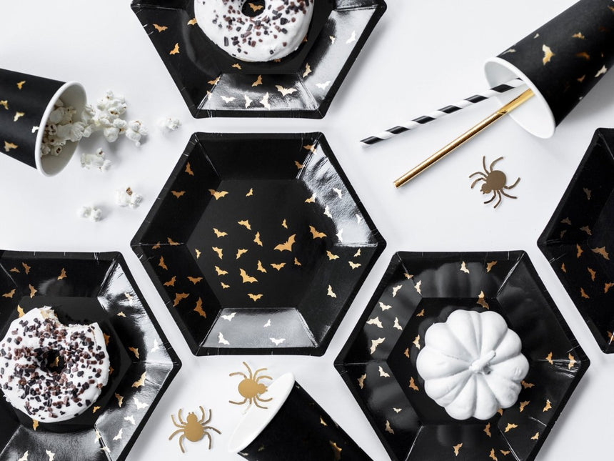 Papieren Rietjes Zwart 19,5cm 10st van Partydeco koop je bij Partywinkel