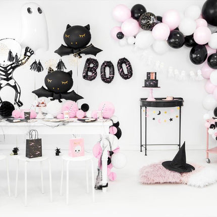 Papieren Rietjes Zwart Wit 19,5cm 10st van Partydeco koop je bij Partywinkel