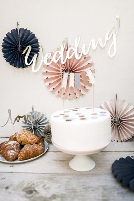 Papieren Waaiers Gekleurde Set 14 - 38cm 3 delig van Partydeco koop je bij Partywinkel