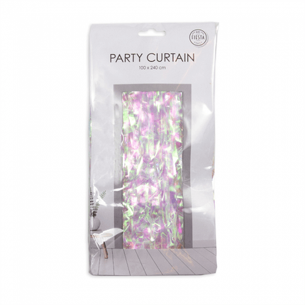 Parelmoer Deurgordijn Folie 2,4m van WeFiesta koop je bij Partywinkel