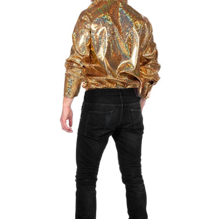 Gouden Blouse Heren Disco van Wilbers & Wilbers koop je bij Partywinkel