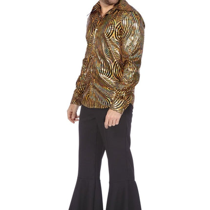 Party blouse disco Goud van Wilbers & Wilbers koop je bij Partywinkel