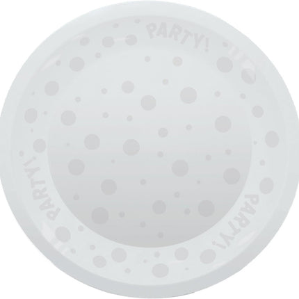 Party Bord Wit 21cm van Procos koop je bij Partywinkel