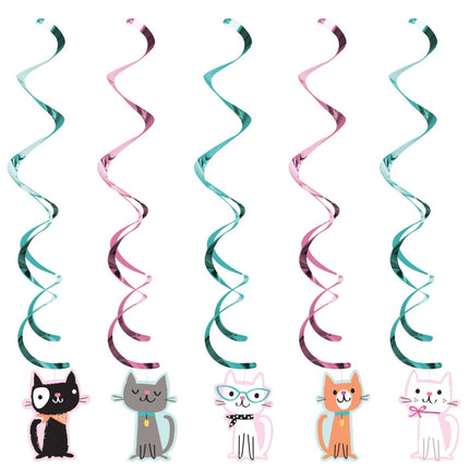 Party Cats Hangdecoratie 5st van Creative Converting koop je bij Partywinkel