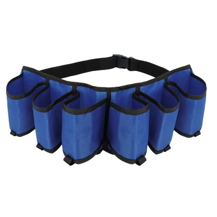 Blauw Zwarte Drinkgordel Voor 6 Blikjes van Boland koop je bij Partywinkel