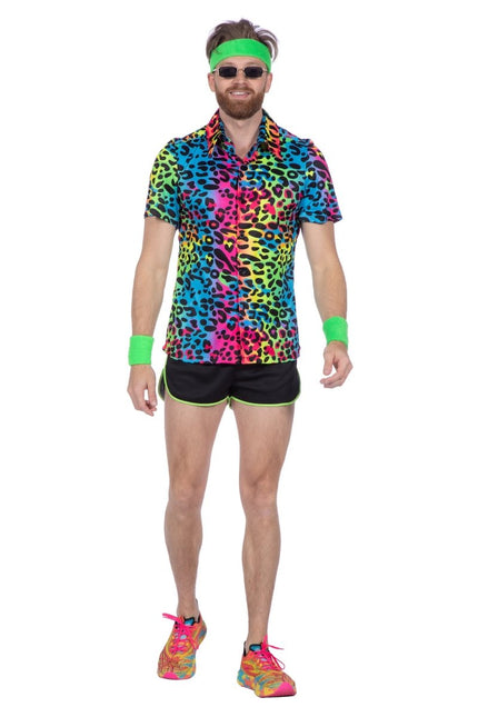 Panter Shirt Heren Neon van Wilbers & Wilbers koop je bij Partywinkel