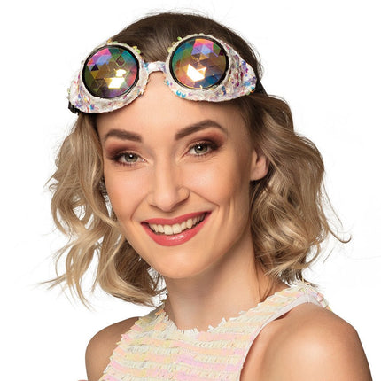 Partybril Mirage Zilver 18cm van Boland koop je bij Partywinkel