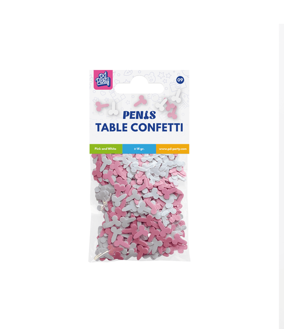 Penis Confetti 14gr van Paper Dreams koop je bij Partywinkel