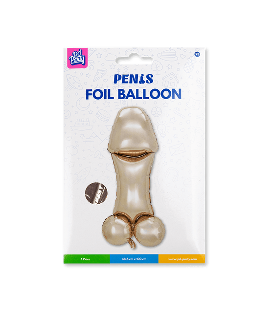 Penis Helium Ballon 1m van Paper Dreams koop je bij Partywinkel