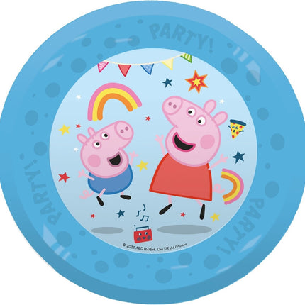 Peppa Pig Borden Herbruikbaar 21cm 4st van Procos koop je bij Partywinkel