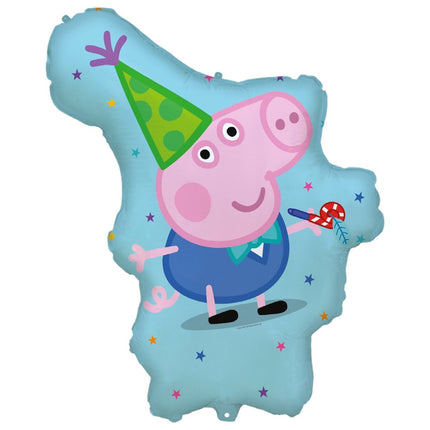 Peppa Pig Helium Ballon Groen Leeg 85cm van Procos koop je bij Partywinkel