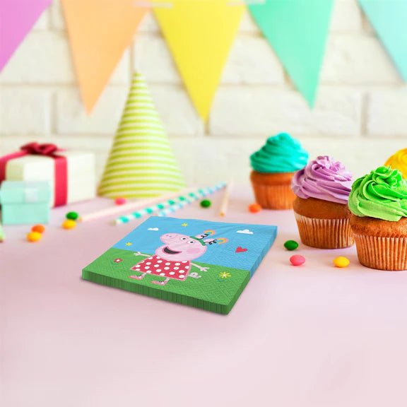Peppa Pig Servetten 33cm 20st van VDV Benefit koop je bij Partywinkel
