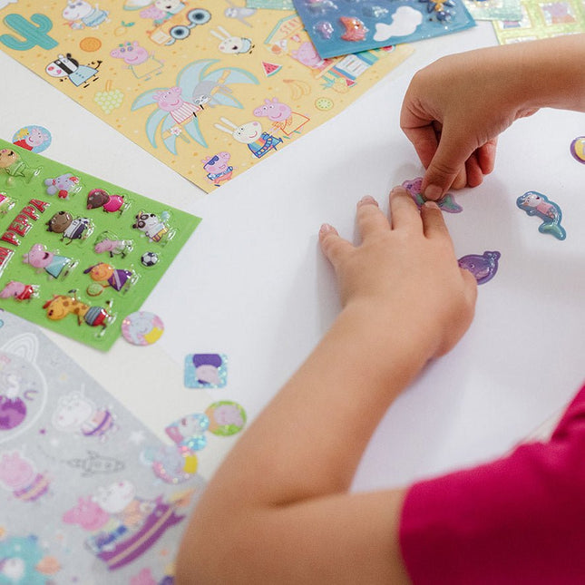 Peppa Pig Stickerset Groot van Bambolino koop je bij Partywinkel