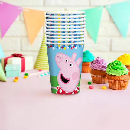 Peppa Pig-muggar 250 ml, 8 st