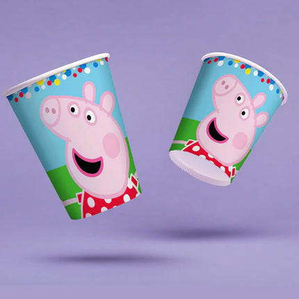 Peppa Pig-muggar 250 ml, 8 st