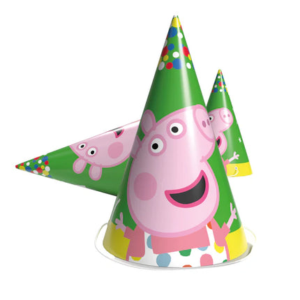 Peppa Pig-festhattar, 10 st