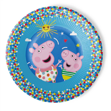 Peppa Pig-tallrikar 23 cm, 8 st