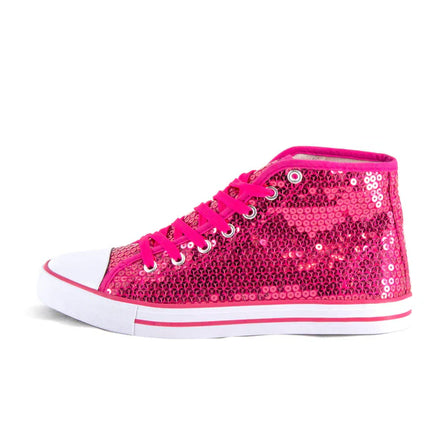 Rosa skor med glitter