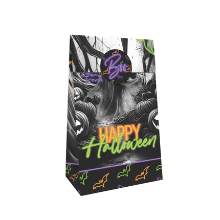 Halloween-godispåsar i neonfärger, 10 st